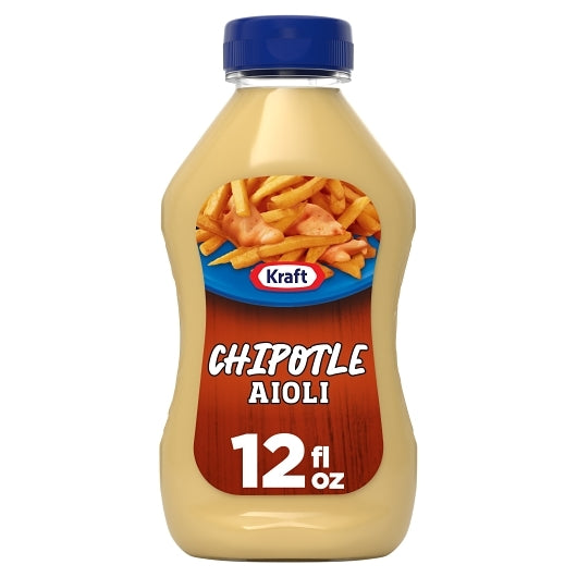 Kraft Chipotle Mayonnaise Aioli Bottle, 8 x 12 fl oz Case - DOT product image 3
