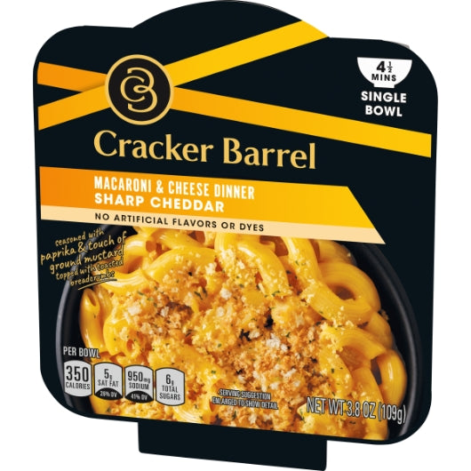 Cracker Barrel Deluxe Liquid Dinner Sharp Cheddar, 6 x 109 GR Case - DOT product image 5
