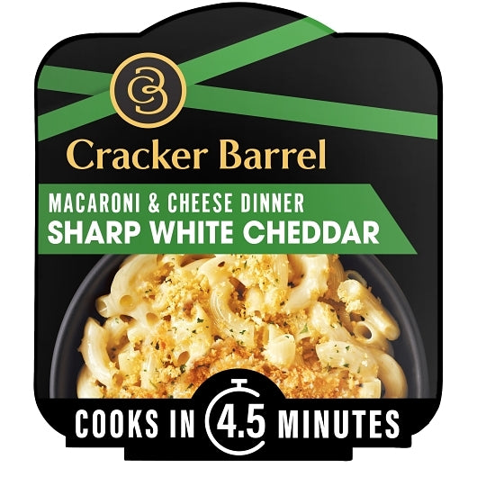 Cracker Barrel White Cheddar Macaroni & Cheese Dinner, 6 x 109 GR Case - DOT product image 3