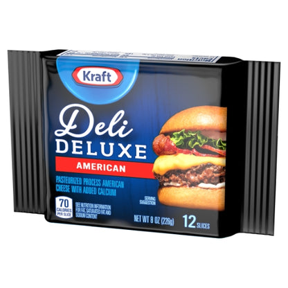 Kraft Deli Deluxe American Cheese, 12 x 226 GR Case - DOT product image 4