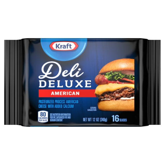 Kraft Deli Deluxe American Cheese (Not Individually Wrapped), 12 x 12 oz Case - DOT product image 2