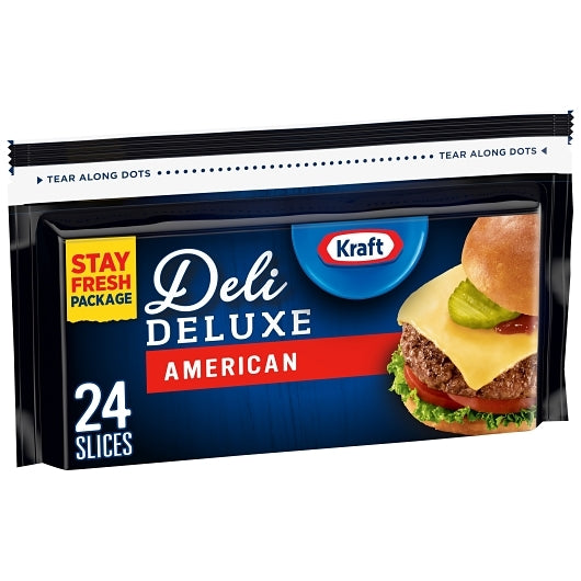 Kraft Deluxe Deli American Cheese, 12 x 1 lb Case - DOT product image 3