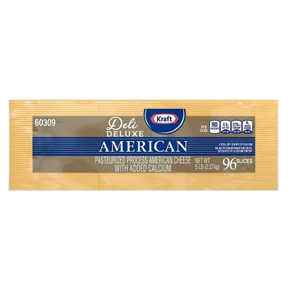 Kraft Regular American Cheese, 96 Slices, 4 x 5 lb Case - DOT product image 3