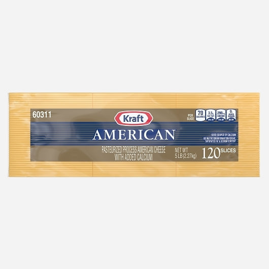 Kraft Regular Yellow American Cheese, 4 x 2.27 KG Case - DOT product image 3
