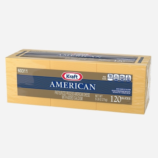 Kraft Regular Yellow American Cheese, 4 x 2.27 KG Case - DOT product image 5