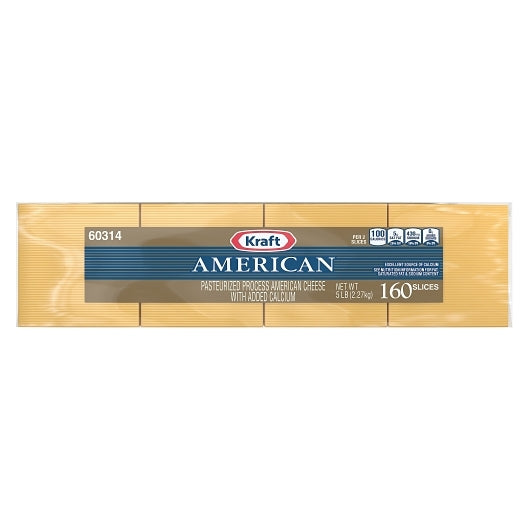 Kraft Pullman Sliced American Cheese, 4 x 5 lb Case - DOT product image 3