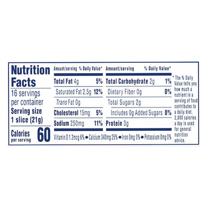 Kraft Individually Wrapped American Cheese Singles, 12 x 12 oz Case - DOT product image 8