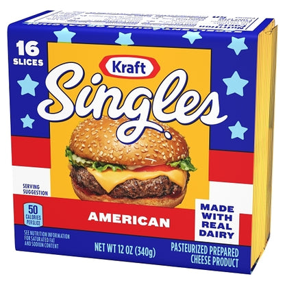 Kraft Individually Wrapped American Cheese Singles, 12 x 12 oz Case - DOT product image 4