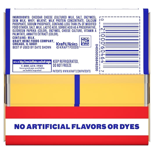Kraft Individually Wrapped American Cheese Singles, 12 x 12 oz Case - DOT product image 5