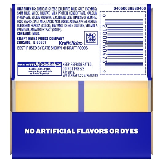 Kraft Individually Wrapped American Cheese Slices, 12 x 226 GR Case - DOT product image 4