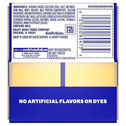 Kraft Individually Wrapped American Cheese Slices, 12 x 226 GR Case - DOT product image 4