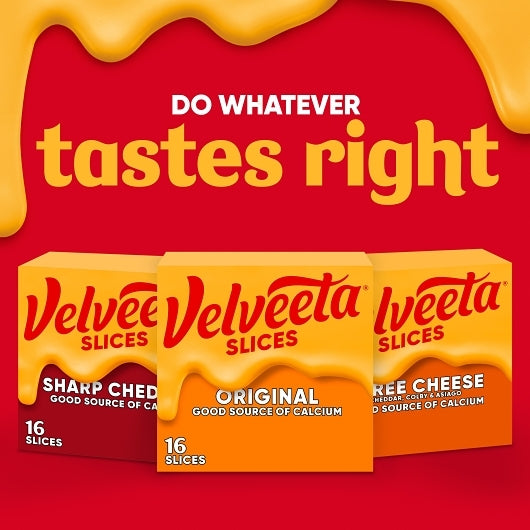 Velveeta Individually Wrapped Sliced Cheese, 12 x 340 GR Case - DOT product image 5