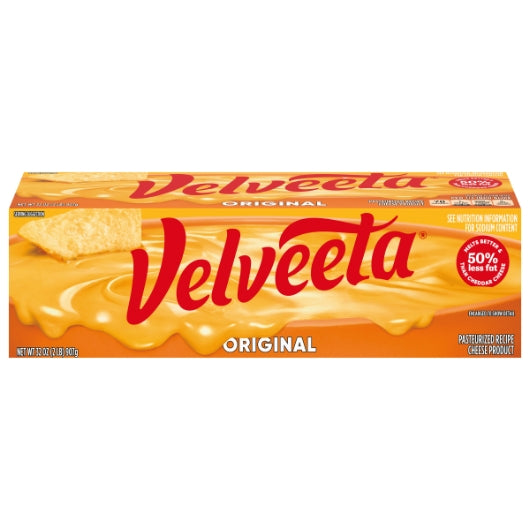 Velveeta Cheese, 12 x 907 GR Case - Cheese & Dairy