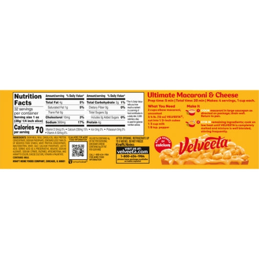 Velveeta Cheese, 12 x 2 lb Case - DOT product image 7