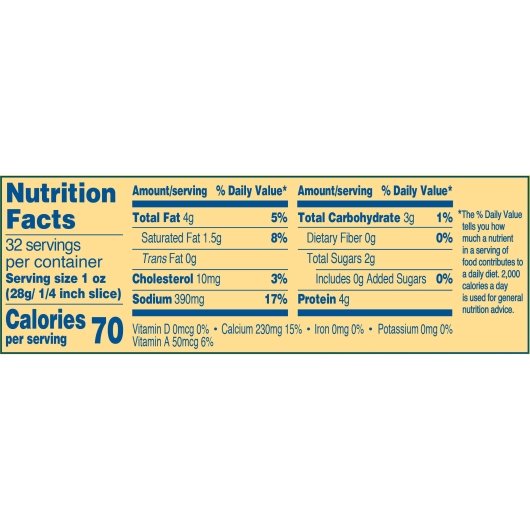 Velveeta Cheese, 12 x 2 lb Case - DOT product image 8