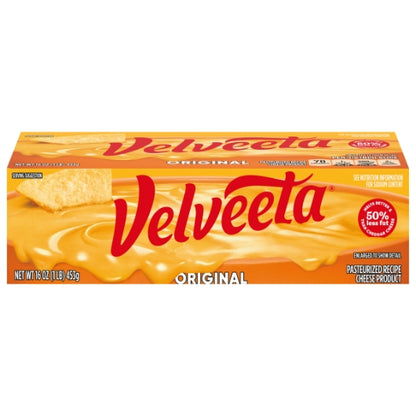 Velveeta Cheese, 12 x 453 GR Case - Cheese & Dairy