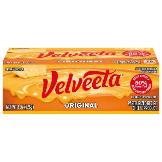 Velveeta Cheese, 12 x 8 oz Case - Cheese & Dairy