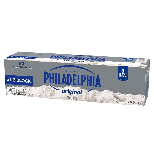 Philadelphia Firm Cream Cheese, 6 x 3 lb Case - DOT product image 6