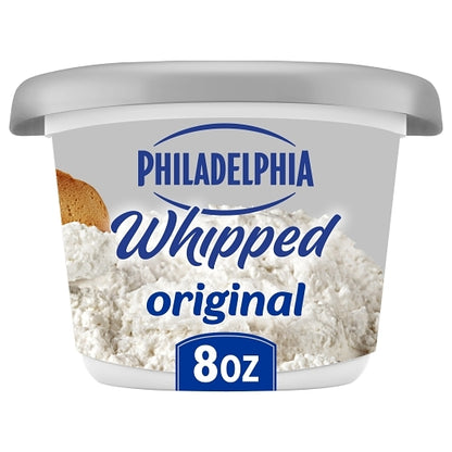 Philadelphia Whipped Original Cream Cheese, 12 x 226 GR Case - Cheese & Dairy