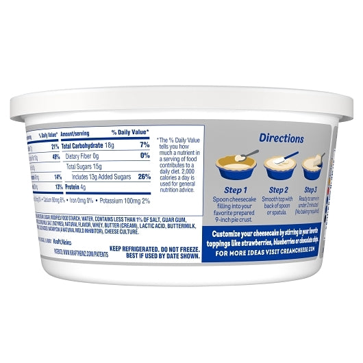 Soft Filling No Bake Cheesecake Filling, 6 x 1.519 lb Case - DOT product image 5