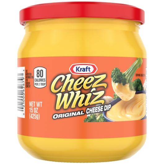 Kraft Plain Cheese Whiz, 12 x 425 GR Case - DOT product image 2