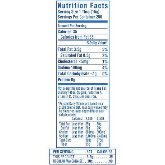 Kraft Light Mayonnaise Bulk, 4 x 1 GA Case - DOT product image 5
