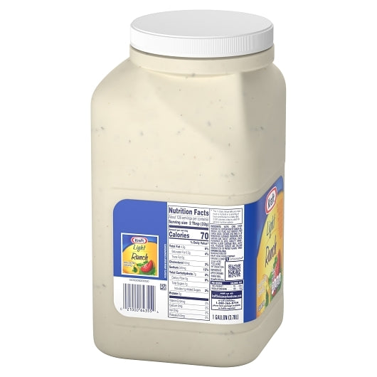 Dressing Light Done Right Ranch Dressing Bulk, 4 x 1 GA Case - DOT product image 6