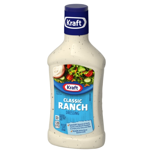 Kraft Ranch Dressing Bottle, 6 x 16 fl oz Case - DOT product image 7