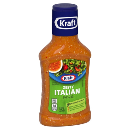 Kraft Italian 8 Fluid Ounce Dressing Bottle, 9 x 8 fl oz Case - DOT product image 4
