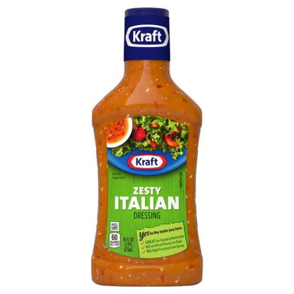 Kraft Zesty Italian Dressing Bottle, 6 x 473 ML Case - DOT product image 2