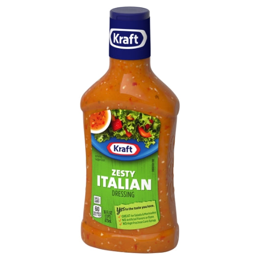 Kraft Zesty Italian Dressing Bottle, 6 x 473 ML Case - DOT product image 6