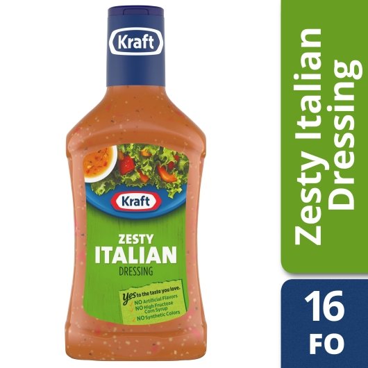 Kraft Zesty Italian Dressing Bottle, 6 x 473 ML Case - DOT product image 4
