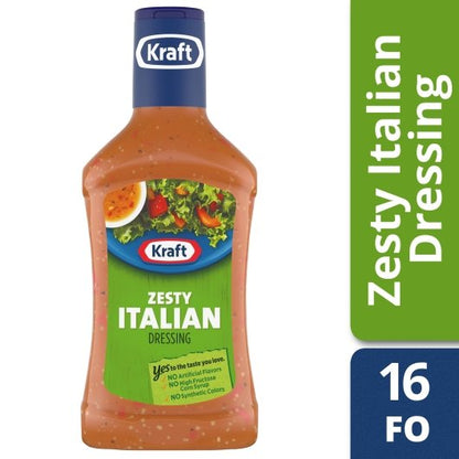Kraft Zesty Italian Dressing Bottle, 6 x 473 ML Case - DOT product image 4