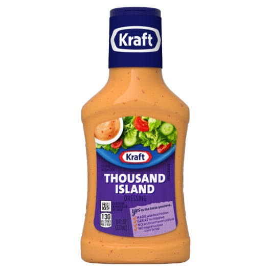 Kraft Thousand Island Dressing Bottle, 9 x 8 fl oz Case - DOT product image 2