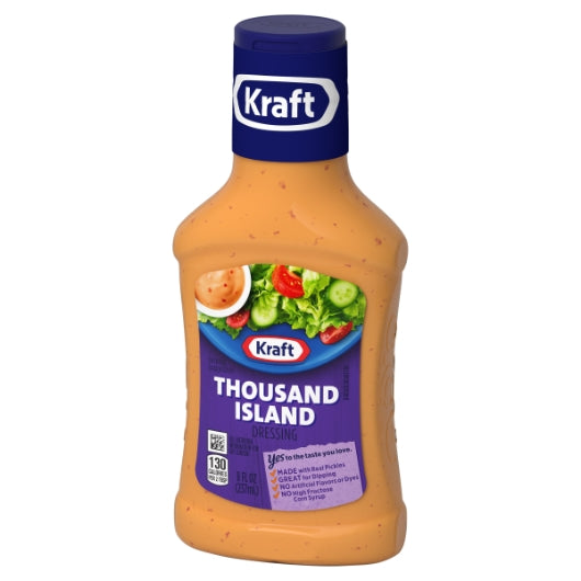 Kraft Thousand Island Dressing Bottle, 9 x 8 fl oz Case - DOT product image 4