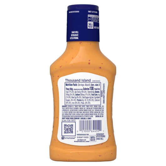 Kraft Thousand Island Dressing Bottle, 9 x 8 fl oz Case - DOT product image 5