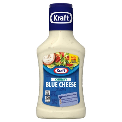Kraft Roka Blue Cheese Dressing Bottle, 9 x 8 fl oz Case - DOT product image 2