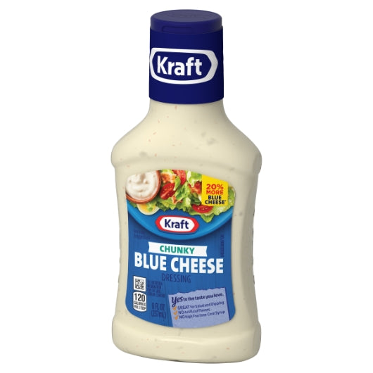 Kraft Roka Blue Cheese Dressing Bottle, 9 x 8 fl oz Case - DOT product image 4