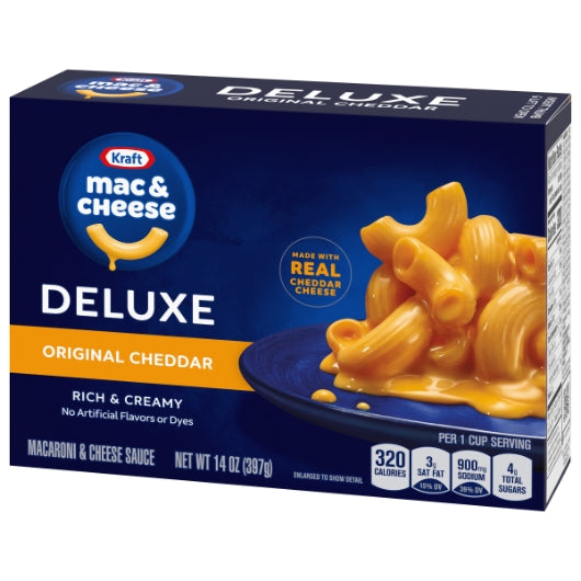 Kraft Entree Deluxe Macaroni & Cheese Dinner, 24 x 397 GR Case - DOT product image 6