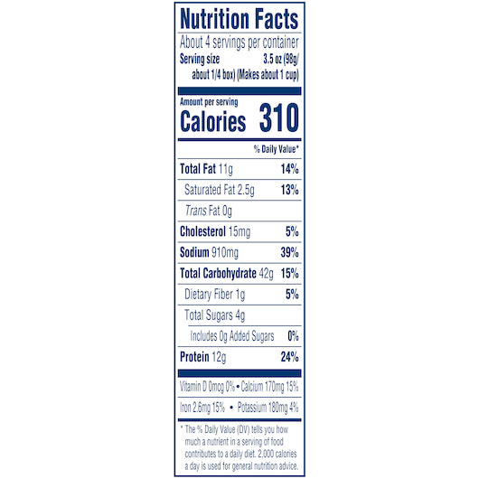 Kraft Entree Deluxe Macaroni & Cheese Dinner, 24 x 397 GR Case - DOT product image 8