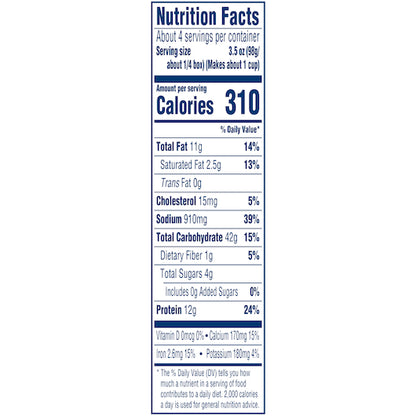 Kraft Entree Deluxe Macaroni & Cheese Dinner, 24 x 397 GR Case - DOT product image 8