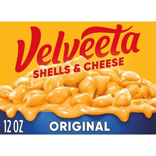 Kraft Velveeta Shells & Cheese, 24 x 12 oz Case - Pantry Ingredients