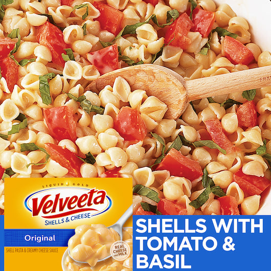Velveeta Shells And Velveeta Shells & Cheese, 24 x 340 GR Case - Front/center packaged product image