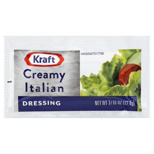 Band-AID First Aid Creamy Italian Dressing Single Serve, 200 x 0.44 oz Case - Condiments & Sauces