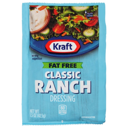 Kraft Fat Free Ranch Dressing Single Serve, 60 x 42.5 GR Case - DOT product image 2