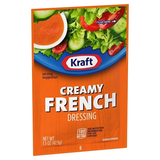 Kraft Creamy French Dressing Single Serve, 60 x 42.5 GR Case - DOT product image 4