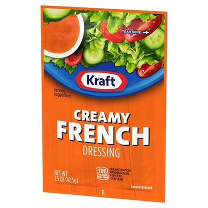 Kraft Creamy French Dressing Single Serve, 60 x 42.5 GR Case - DOT product image 5
