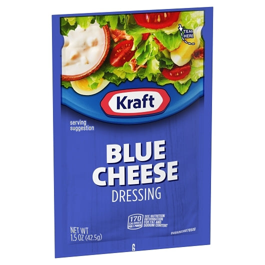 Kraft Blue Cheese Mix Dressing Single Serve, 60 x 1.5 oz Case - DOT product image 5