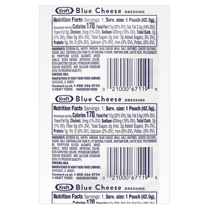 Kraft Blue Cheese Mix Dressing Single Serve, 60 x 1.5 oz Case - DOT product image 8