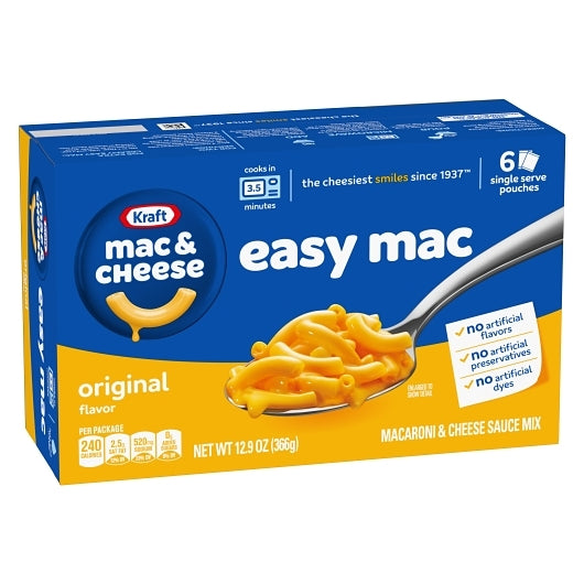 Kraft Easy Macaroni & Cheese Single Serve, 8 x 366 GR Case - DOT product image 4